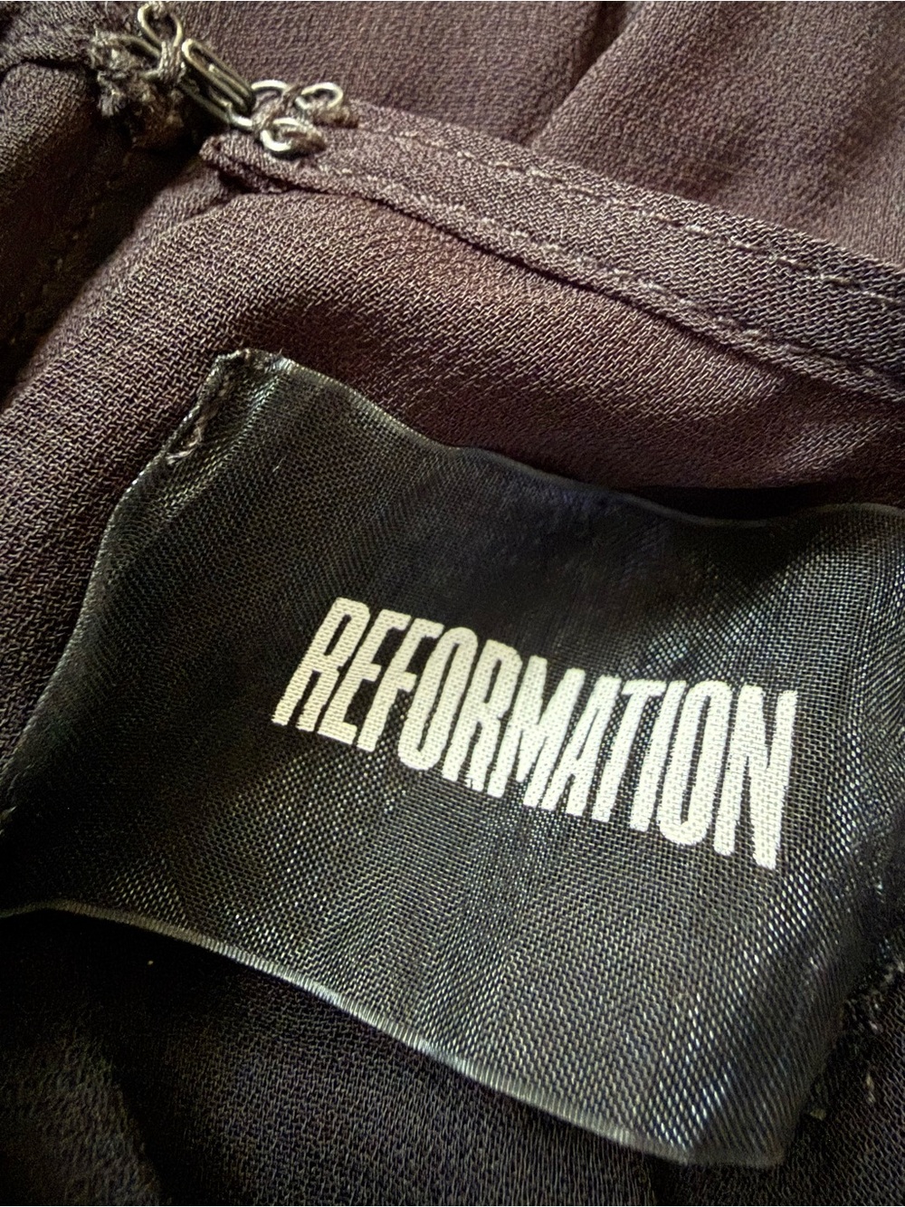 REFORMATION Felipe Jumpsuit in Black Size 0 - Picture 6 of 7